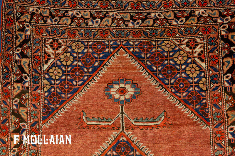 Antique Persian Meshkin Runner Carpet  n°:87285353